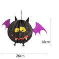 thumbnail image 4 of 3PCS Halloween Paper Lanterns Three-dimensional Halloween Spooky Ghost Spider Bat Decoration, 4 of 5