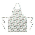 thumbnail image 2 of White Christmas Icon Apron-Garden Aprons for Women with Pockets-Cotton Linen Waterproof Kitchen Cooking Gardening Aprons Adjustable for Kitchen,Cooking,BBQ and Salon 32"x27", 2 of 7