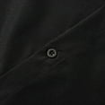 thumbnail image 6 of LNWUY Men's Fashion Casual Solid Color Leisure Button Short Sleeve Summer Comfort Breathable Lapel Top Shirt Black XXXL, 6 of 8