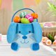 thumbnail image 3 of Cesta de Huevos de Pascua Reutilizable, Bolsa de Pascua, Bolsa de Regalos, Cubo de Caramelos, Cesta de Caramelos, Bolso de Mano, Cestas para U Azul Gloria Canasta de Pascua, 3 of 9