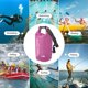 thumbnail image 2 of Organizador Bolsa impermeable Dry Sack para nadar a la deriva Trekking Bag (Rose Red 15L) Likrtyny Libre de BPA, 2 of 8