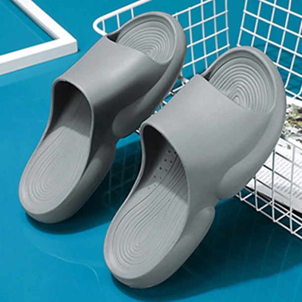 Pareja de verano, zapatillas de hombre y mujer, zapatos de baño de fondo grueso informales a la moda Wmkox8yii ytu4783