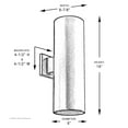 thumbnail image 6 of Urban Ambiance Luxury Modern Outdoor Wall Light, Size: 18"H x 6"W, with Transitional Style Elements, Olde Bronze Finish, UHP1064, 6 of 7