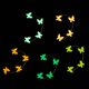 thumbnail image 4 of Pendientes de mariposa que brillan en la oscuridad, pendientes envolventes de escalador, 4 of 5