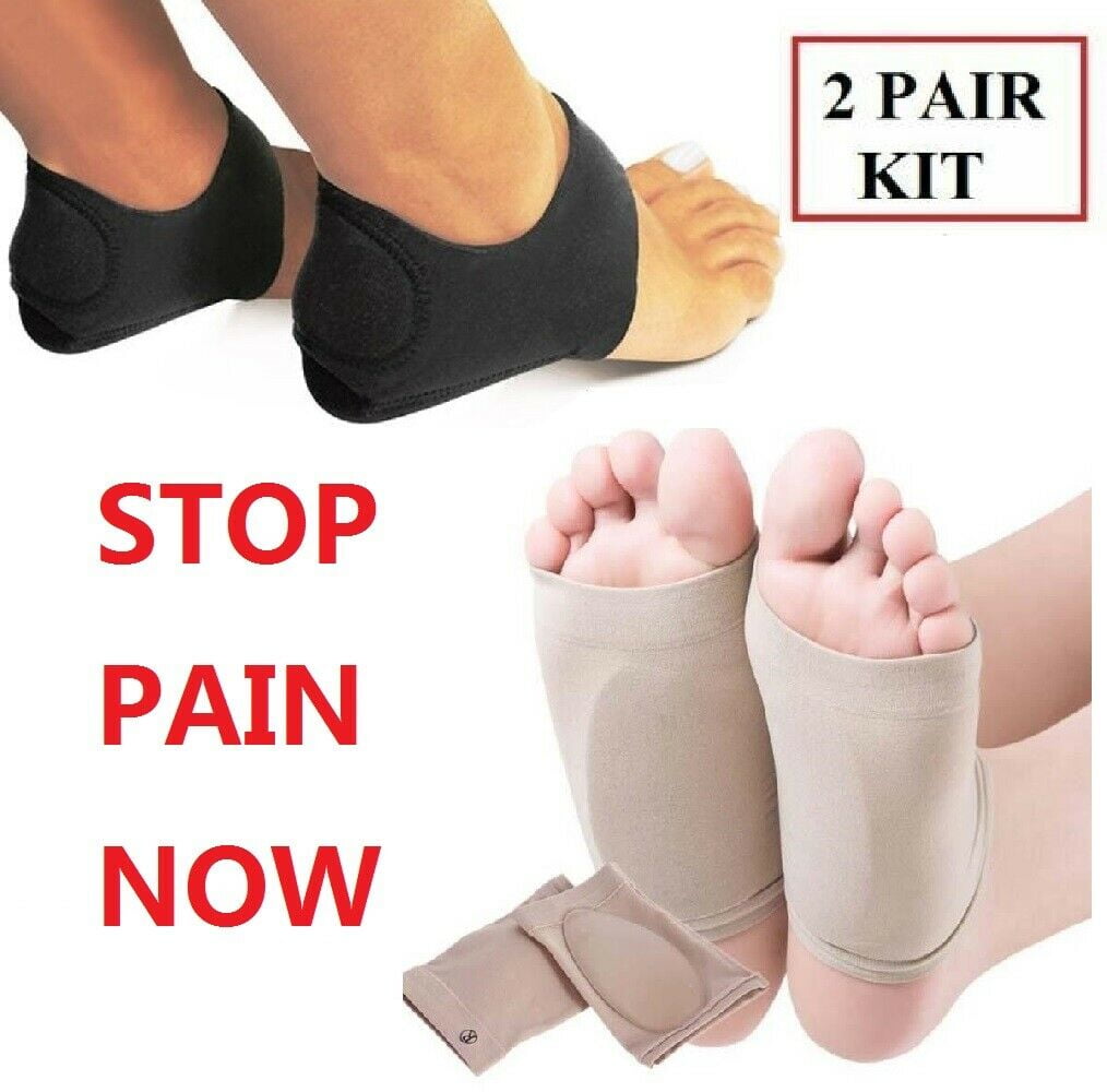 2 pairs massaging gel orthotic insole work boots heel pain and Plantar Fasciitis 