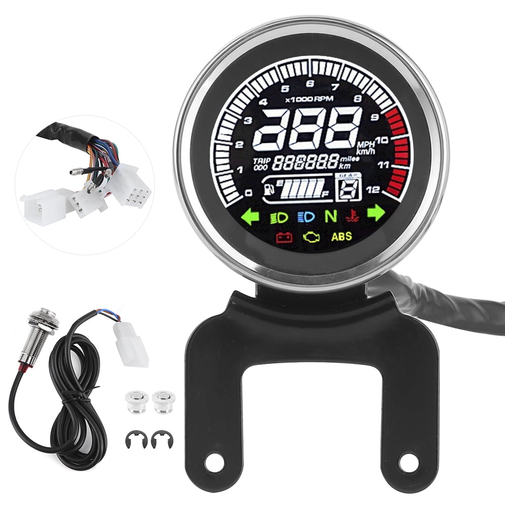 Motorcycle Speedometer Fuel Gauge Water Temperature Meter Speed