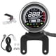 thumbnail image 3 of Del Medidor de motocicleta multifuncional Pantalla digital LCD Velocímetro Tacómetro Indicador de nivel de combustible 12000 RPM Unbranded 1618200272811, 3 of 8