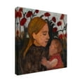 thumbnail image 4 of Paula Modersohn Becker 'Girl With Child' Canvas Art, 4 of 4