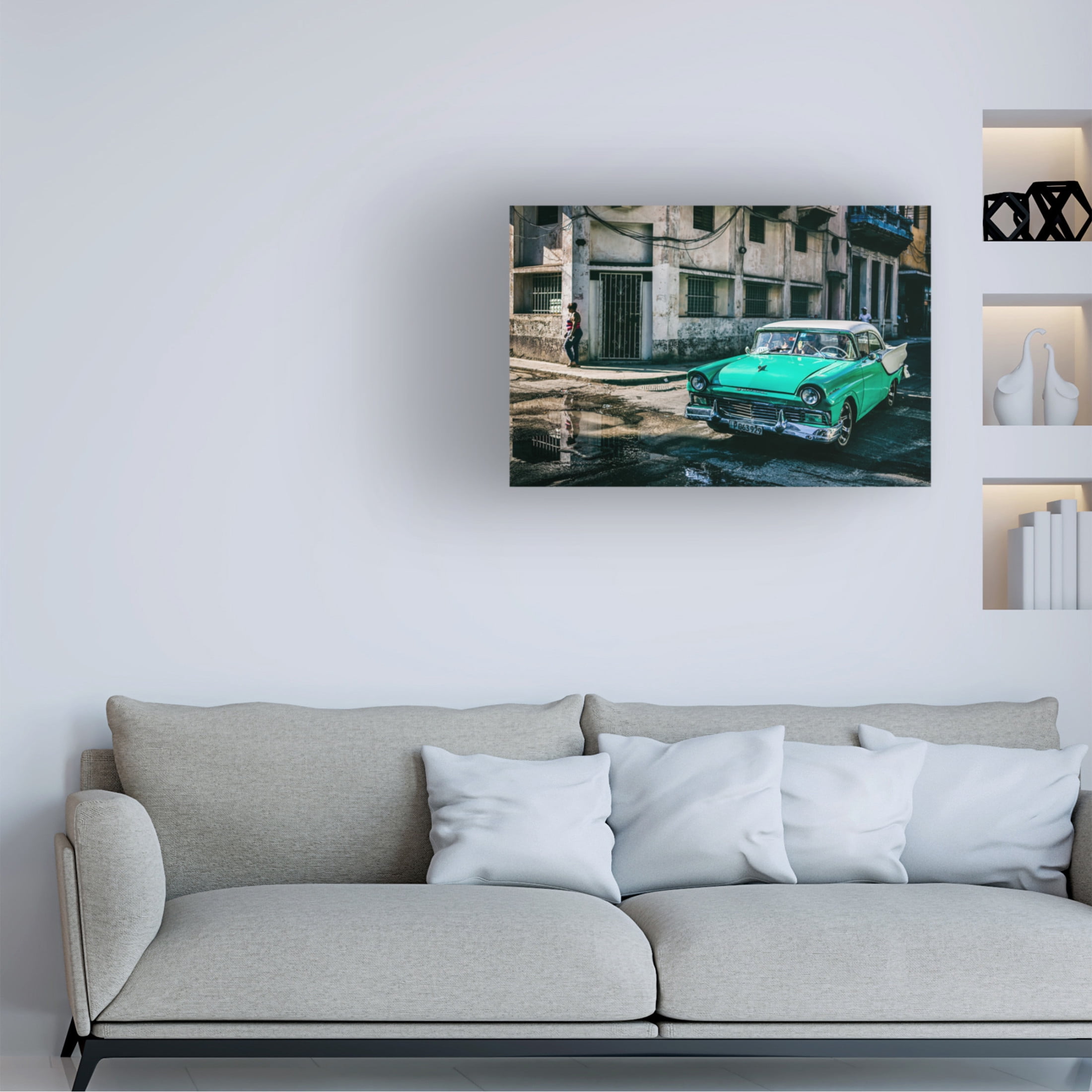 Trademark Fine Art Koji Morishige  Habana street Canvas Wall Art