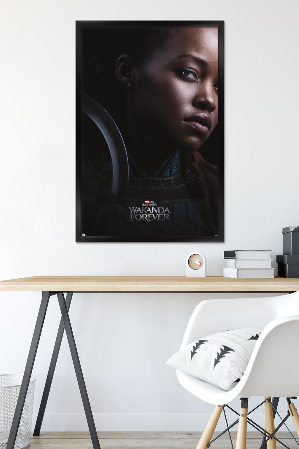 Marvel Black Panther: Wakanda Forever - Nakia One Sheet Wall Poster, 22.375" x 34" Framed