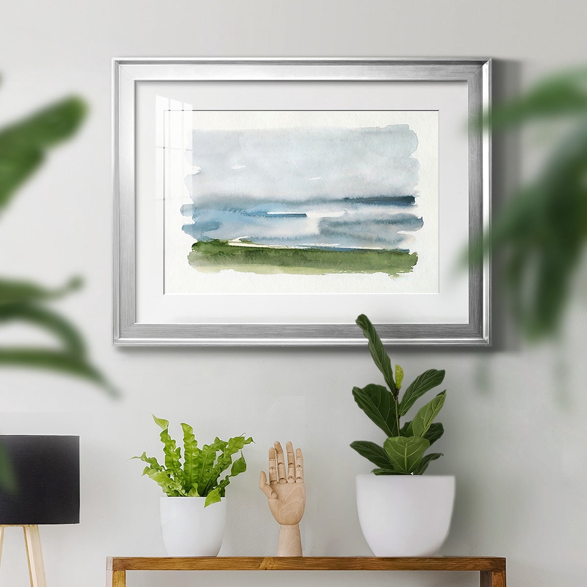 Coastline Splash II Premium Framed Print - Ready to Hang