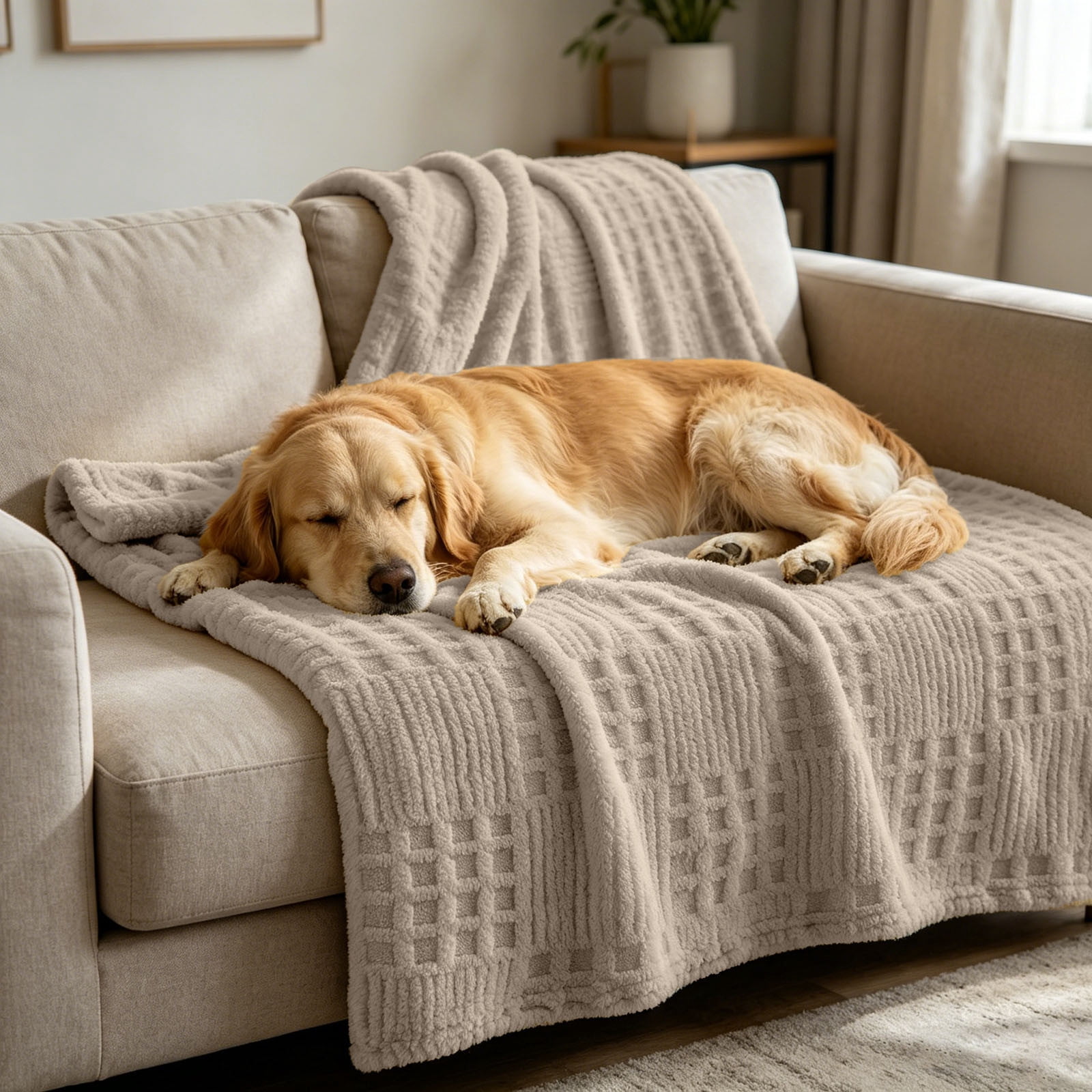 BVCL Blanket Yellow For Soft Polyester Blanket With Knit Pattern Blanket For Couch Bed Crate Machine Washable