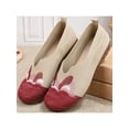 thumbnail image 5 of Gomelly Women Flats Mesh Casual Shoes Slip On Sneakers Lightweight Walking Shoe Work Yoga Loafers Red 5.5, 5 of 7