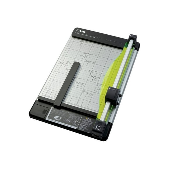 Carl Heavy Duty Rotary Paper Trimmer 12inch, black/silver (CUI12210)
