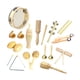 thumbnail image 2 of Instrumentos musicales para niños pequeños, juguetes musicales educativos, juguetes sensoriales, tambores, instrumentos de percusión de madera, Estilo A, 2 of 9