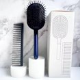 thumbnail image 2 of Peine de plástico con cojín de aire, peine de peluquería para niñas, peine de masaje casero para cabello esponjoso, peine portátil con bolsa de aire, 2 of 4