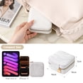 thumbnail image 5 of Casegrace Marble - Patterned Mini Travel Jewelry Box for Women Girl, PU Leather Gift Display Jewellery Storage Case, Organizer for Earrings, Rings, Necklaces, 5 of 5