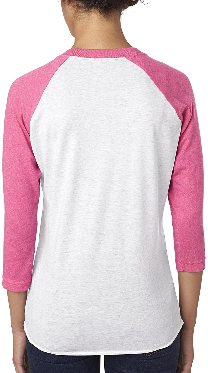 Mens Clementine Tri-Blend 3/4-Sleeve Raglan Tee