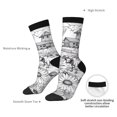 thumbnail image 6 of Honeii Country Farm Scene Print Adult Socks,Crew Socks,Casual Calf Socks,Daily Wear Socks for Men & Women, Perfect for Sports, Casual and Everyday Use, 6 of 6