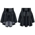 thumbnail image 3 of iiniim Girls Irregular Hem Skirt Athletic Jazz Modern Dancewear Performance Skirt, 3 of 7