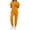 Orange #004, variant on Womens Scrub Sets Jogger Pants with Drawstring & Nursing Uniforms Set with Pockets & Stretch V-Neck Top XL