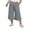 Gray Womens Boho Pants Clearance, variant on OSFVNOXV Boho Pants for Women Plus Size Palazzo Pants Wide-Leg Summer Ruffle Capris with Pockets on Sales