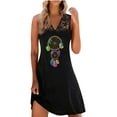 thumbnail image 1 of Vestidos de chaleco de encaje de playa estampados sin mangas casuales de moda de verano para mujer Fridja  hj4090, 1 of 5