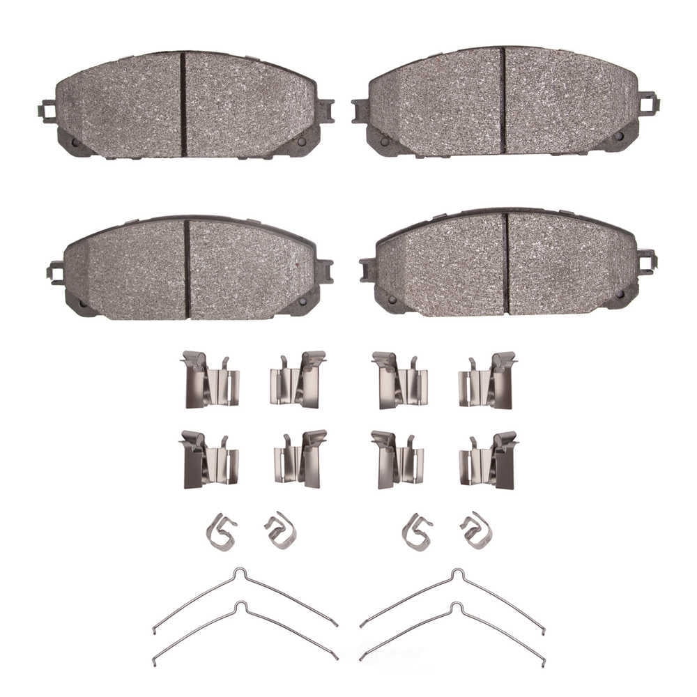 Dynamic Friction Company 1400-1843-01 DFC Ultimate Duty Performance Brake Pads and Hardware Kit