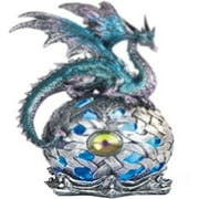 George S. Chen Imports Dragon on Light Up LED Orb Statue Display (Ss-g-71512)