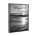 thumbnail image 3 of Stupell Shining Sun Beach Foam Reflection Landscape Photography Gray Floater Framed Art Print Wall Art, 3 of 6