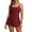 Red, variant on Swimsuit Women One Piece Swimsuits Modest Swim Dress Tummy Control Skirted Bathing Suit Summer Ladies Swim Suits Swimwear with Pockets Red S-2XL