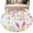 Pink Gray, variant on Round Rugs 5Ft, Colorful Easter Round Area Rug Washable Indoor Throw Carpet, Spring Watercolor Bunny Egg Flower Wood Grain Soft Non Slip Circle Rug for Cabinet Bathroom Home Decor Aesthetic