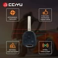 thumbnail image 2 of CCIYU 1X Replacement Car Master for Lexus Key Keyless Entry Remote Fob 3 Bottons Transmitter fits for HYQ12BBT 04 05 06 07 08 09 10 for Lexus RX330 RX350 RX400h RX450h, 2 of 5