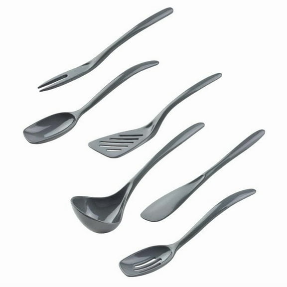 Hutzler Gray Melamine Mini Utensils, 6-Pc. Set