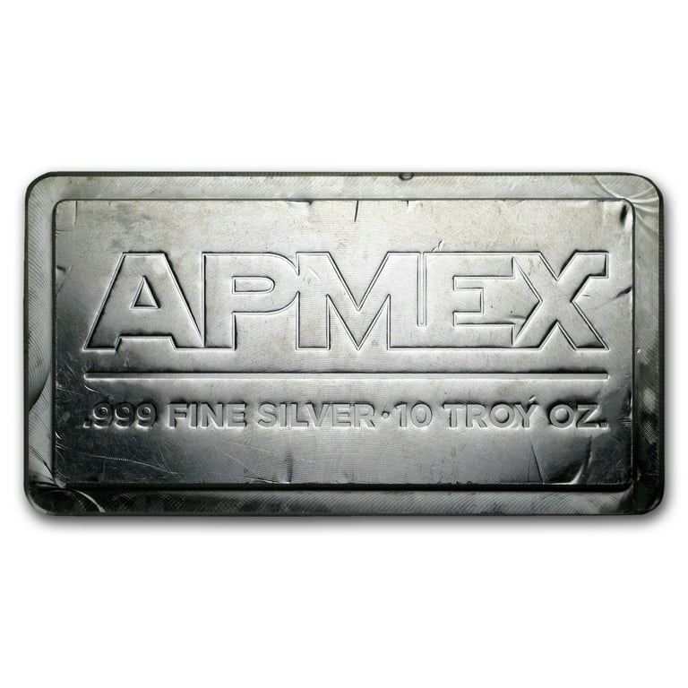 10 oz Silver Bar - APMEX - Walmart 