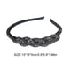 thumbnail image 4 of Sonducket Diadema con tejido de diamantes de imitación, diadema de punto, bandas para el cabello ostentosas, diademas con purpurina, accesorios de estilo Accesorio para el cabello Gris Sonducket AP010013-04B, 4 of 6