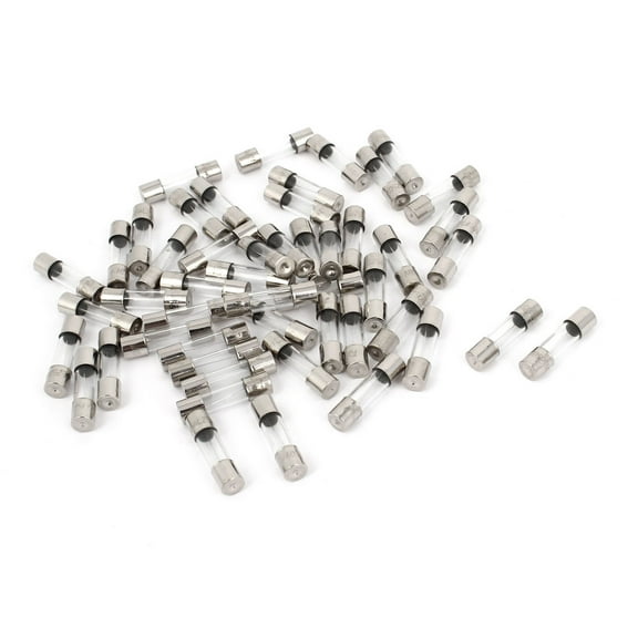 50 Pcs F3.15AL250V 3.15A 250V Fast Acting Type Cartridge Glass Fuse 5mmx20mm