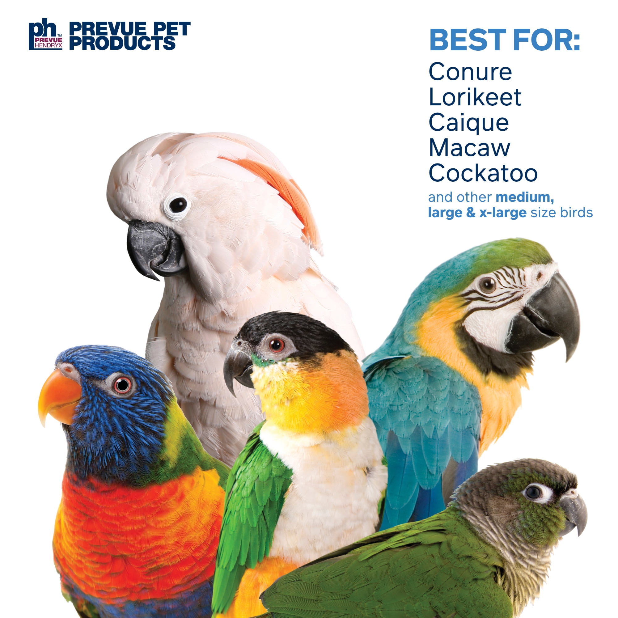 Prevue Pet Products Munchers Delight 3 Piece Bird Toy Bundle - Wood Coco, Paper