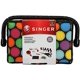thumbnail image 1 of SINGER 07272 Cesta de costura peque&ntilde;a de lunares con kit de costura accesorios Singer NA, 1 of 7