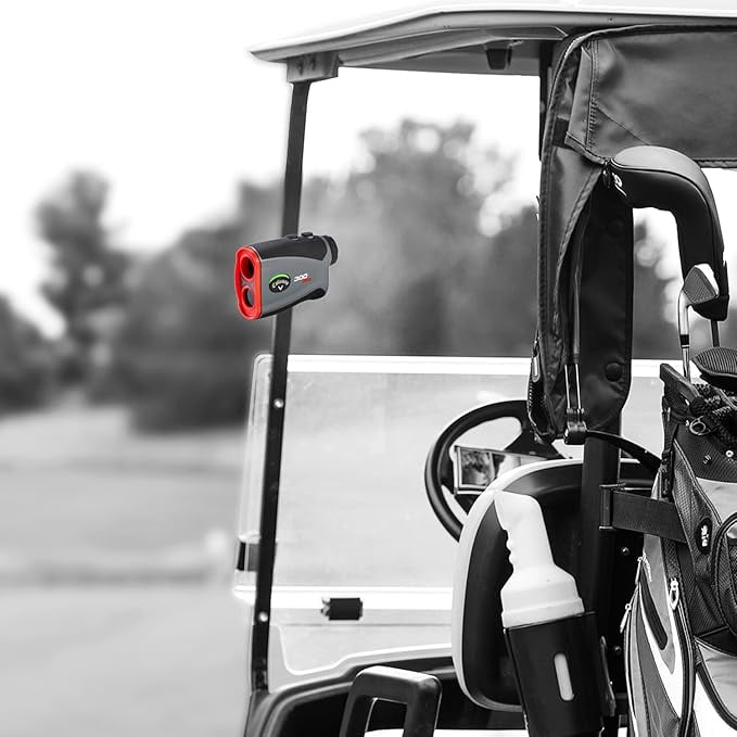 Callaway 300 Pro Golf Laser Rangefinder with Slope Measurement, 6x Magnification, Carry Case