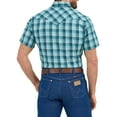 thumbnail image 3 of Wrangler® Men's and Big Men's Regular Fit Short Sleeve Western Shirt, Sizes S-5XL, 3 of 4