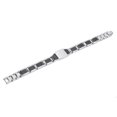 thumbnail image 1 of Titanium Steel Magnet Bracelet Waterproof Healthy Care Fatigue Relief Reduce Pain for Men Silver, 1 of 5