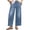 Sky Blue, variant on High Waist Wide Leg Jeans for Women Vintage Wash Casual Loose Denim Pants Loose Stretchy Long Trousers Straight Leg Denim Pants with Pockets