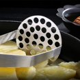 thumbnail image 4 of Stainless Steel Potato Rice Vegetable ruit Garlic Masher Utensil ood Press Smash Tool with Smooth Anti-Slip Grip Kitchen Gadget, 4 of 8