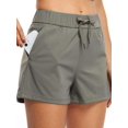 thumbnail image 2 of Women's Drawstring Athletic Shorts, Loose Fit Running Yoga Shorts for Fitness and Casual Wear High Waisted Workout Activewear Women Biker Short, 2 of 7