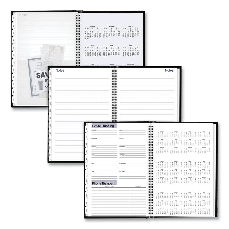DayMinder Hard-Cover Monthly Planner, Ruled Blocks, 11.75 x 8, Black Cover, 14-Month (Dec to Jan): 2023 to 2025 DayMinder Hard-Cover Monthly Planner, Ruled Blocks, 11.75 x 8, Black Cover, 14-Month (Dec to Jan): 2023 to 2025