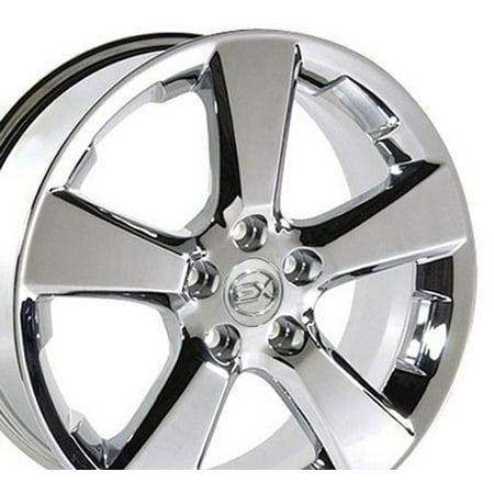 - 18x7 Wheel Fits Lexus, Toyota - RX 330 Style Chrome Rim, Hollander 74171 - SET