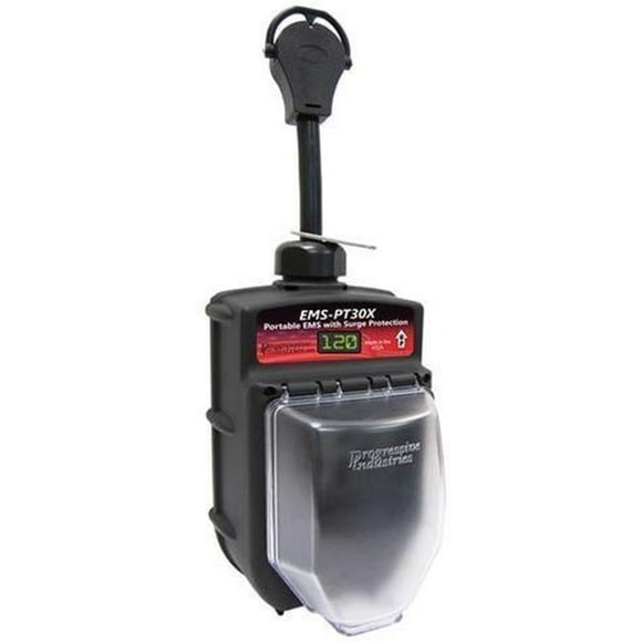 Progressive Industries Portable 30X Digital Surge Protector with Weather Shield
