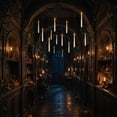 thumbnail image 4 of Flameless LED Taper Candles, 10Pcs Wand Remote Control Floating Candle Set, Flickering Light Hanging Candles for Halloween, Christmas and Birthday Party Decor, 4 of 9