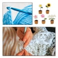 thumbnail image 4 of Kit Inicio Crochet 4pcs Plantas en Macetas Bricolaje (girasol Y Rosa), 4 of 9